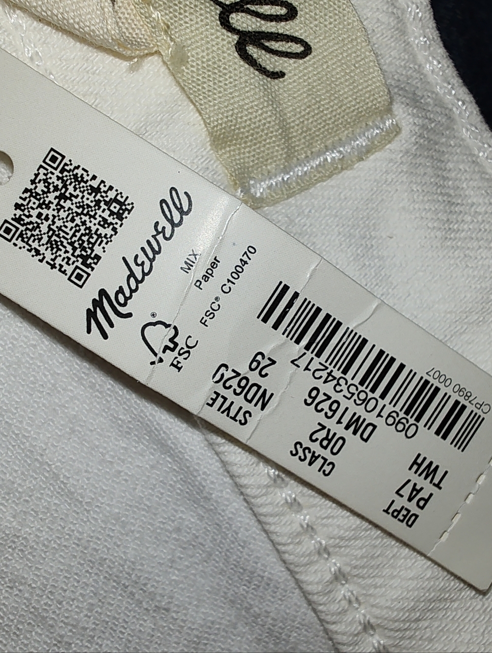 Madewell The Curvy Perfect Vintage JeanSize 29 NWT - Picture 12 of 12